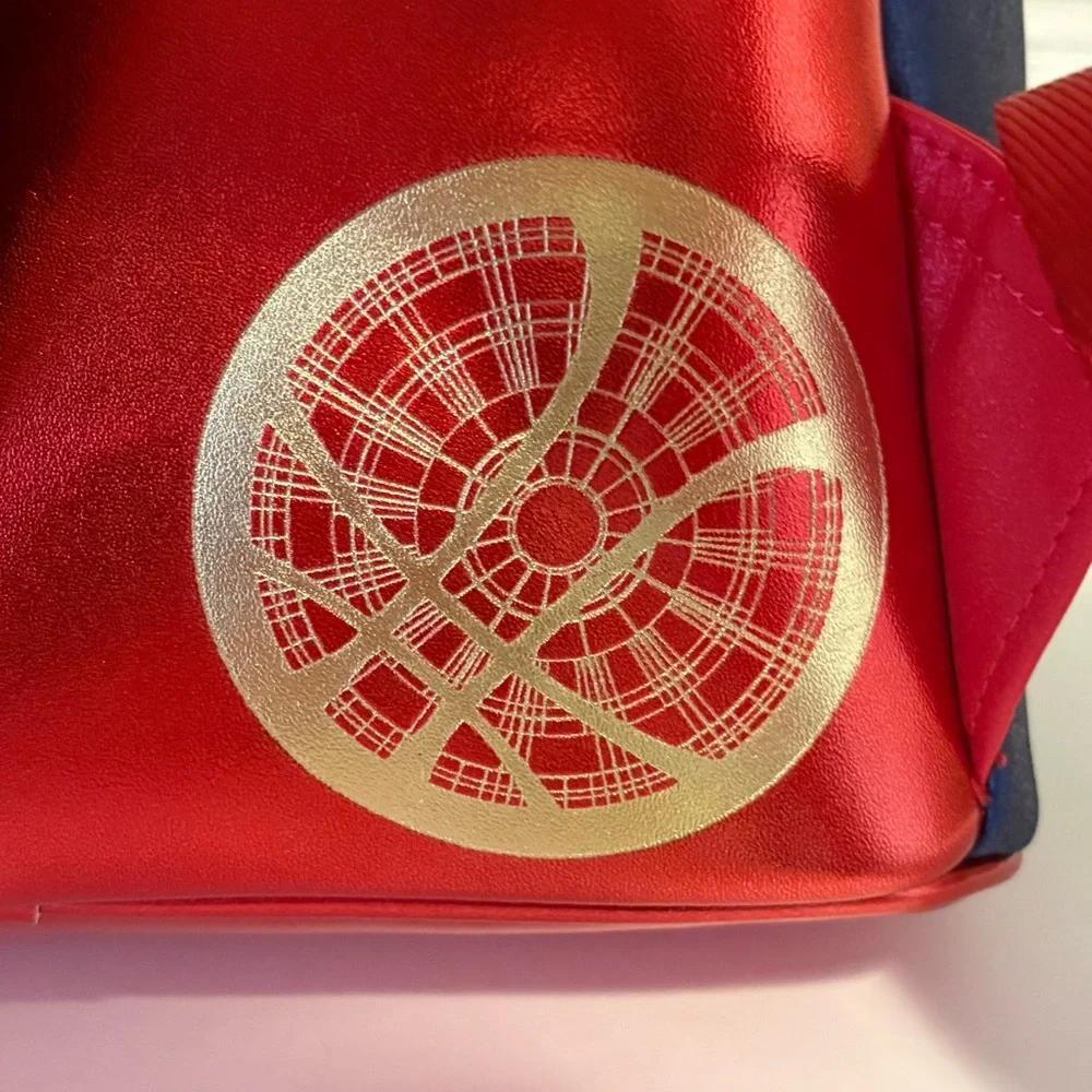 NWT Loungefly Marvel Metallic Dr Strange Cosplay Mini Backpack Eye Of Agamotto